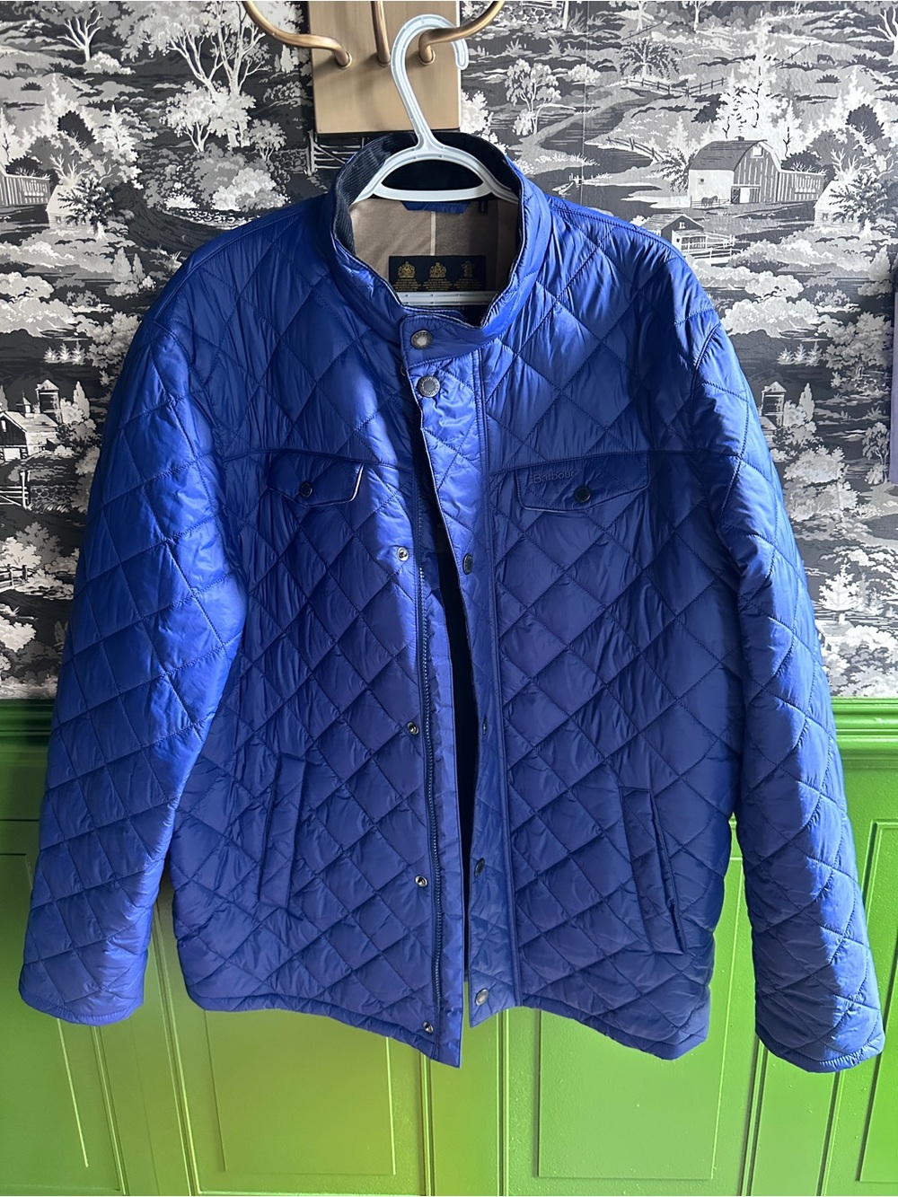 Barbour Men’s Quilted Blue Lightweight Jacket